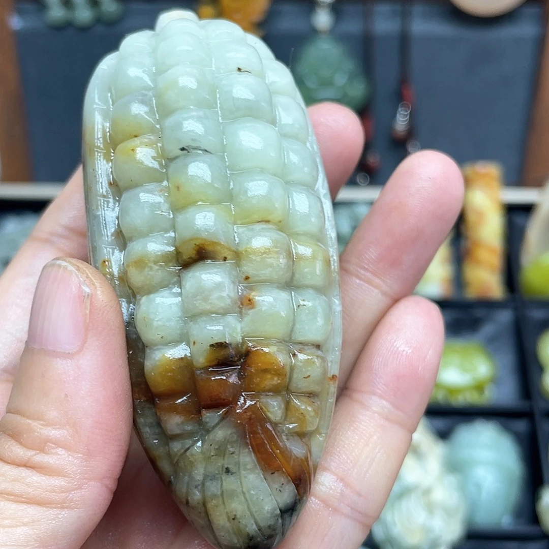 未镶嵌蛇纹石玉项链