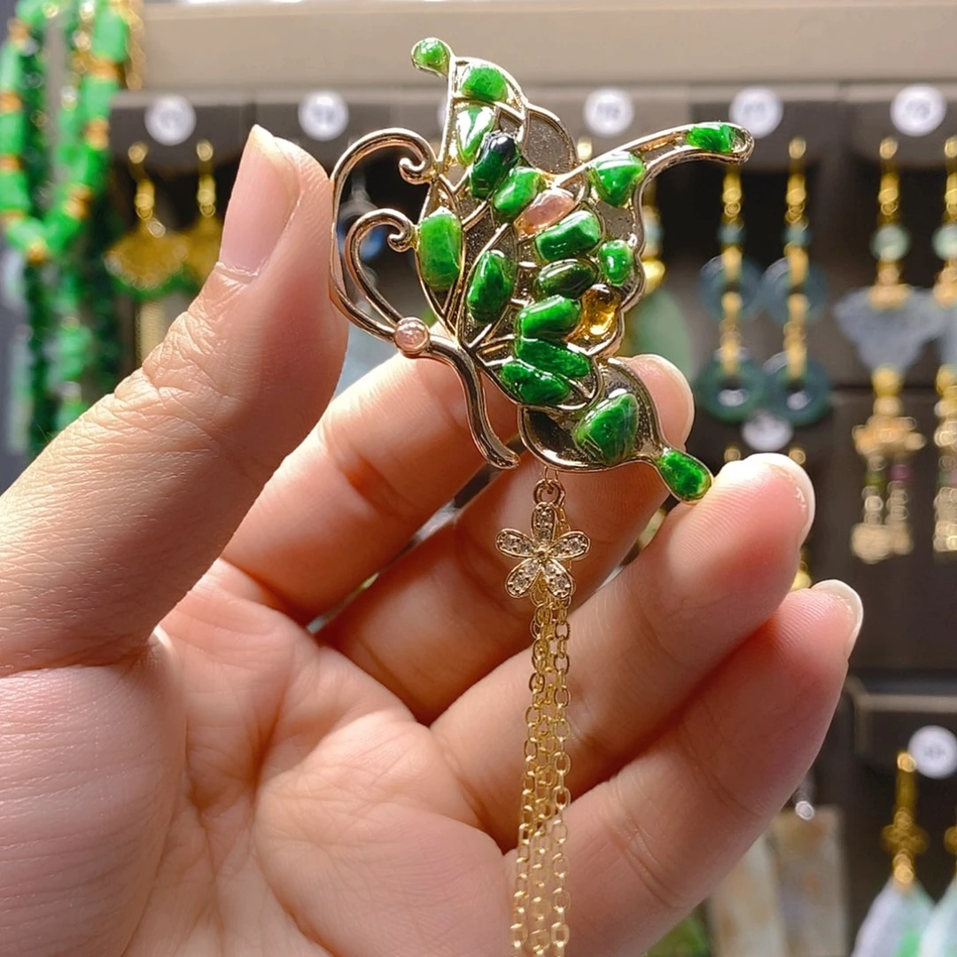 颈饰未镶嵌翡翠翡翠