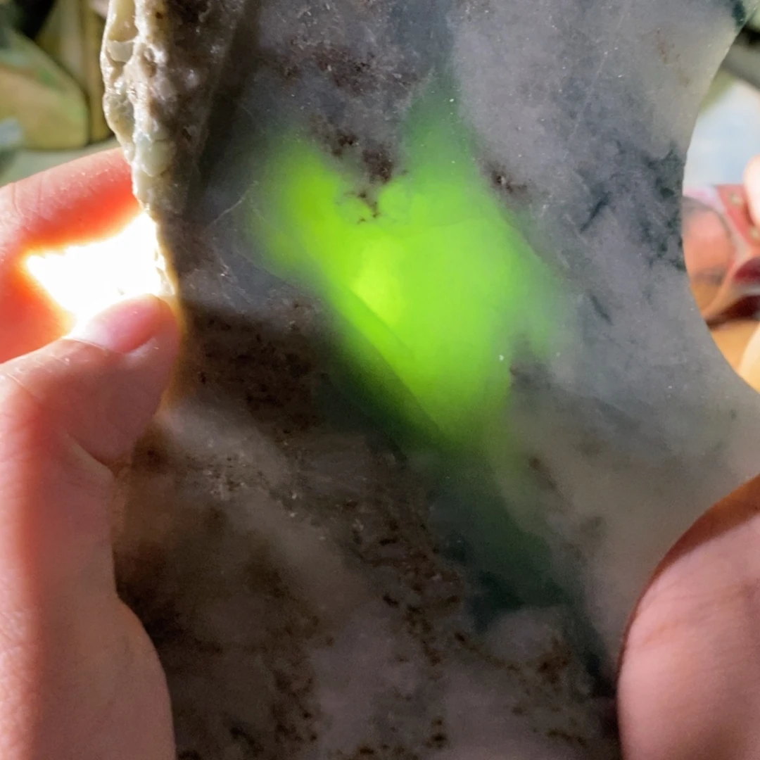 颈饰未镶嵌翡翠天然翡翠