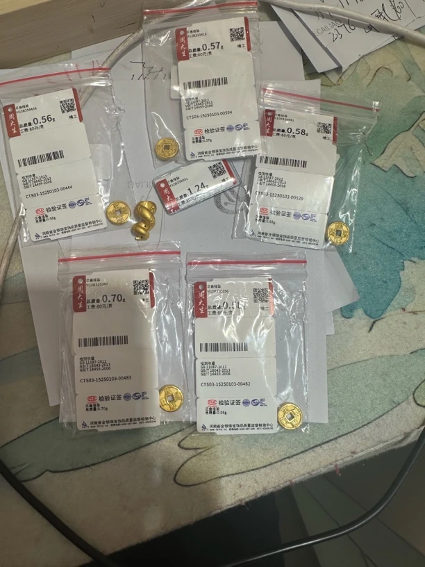 周大生足金经典挂坠