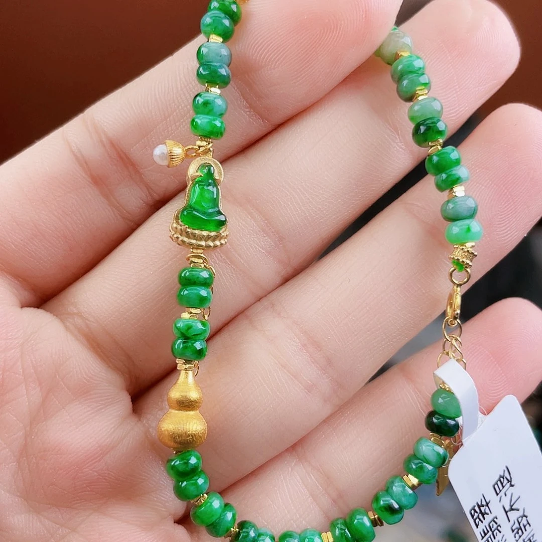 翡翠未镶嵌耳饰饰品