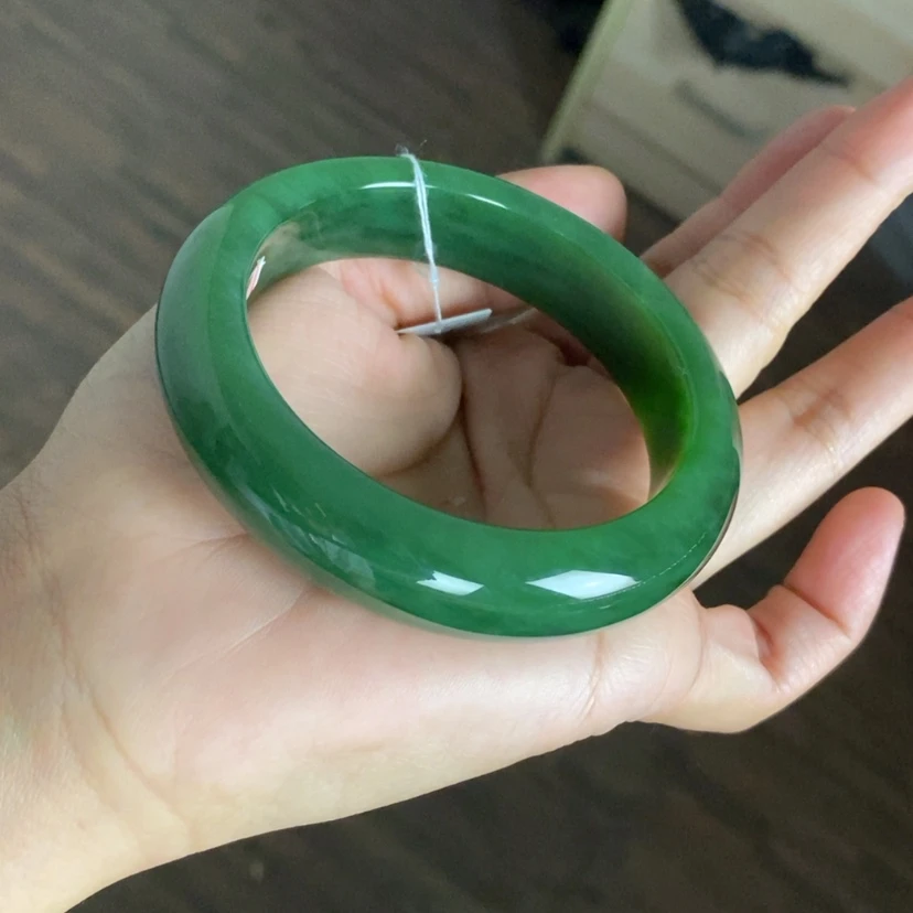 【闪购商品】未镶嵌手镯和田玉（碧玉）