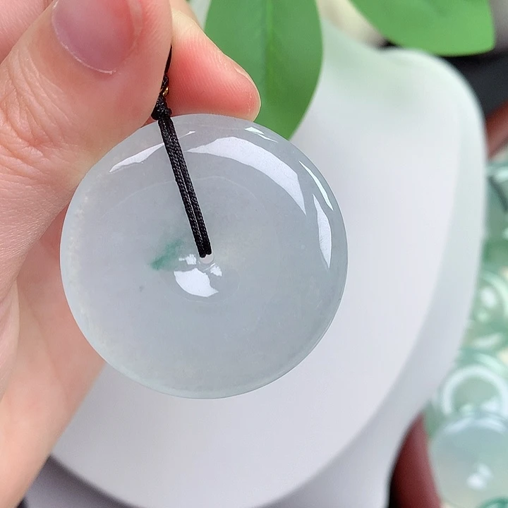 颈饰未镶嵌翡翠平安扣 37.5-6.0mm