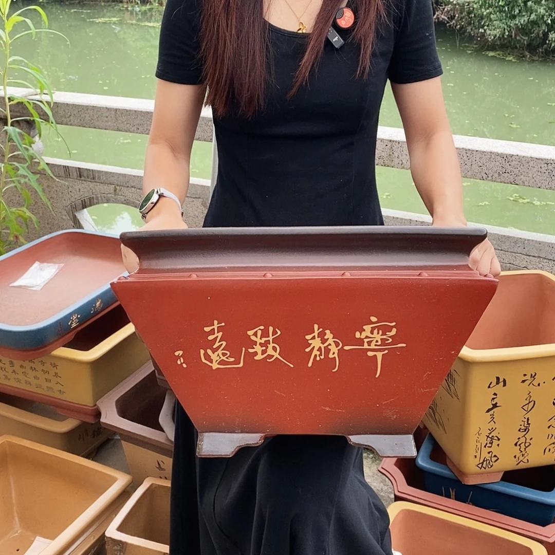紫砂花盆紫砂花盆