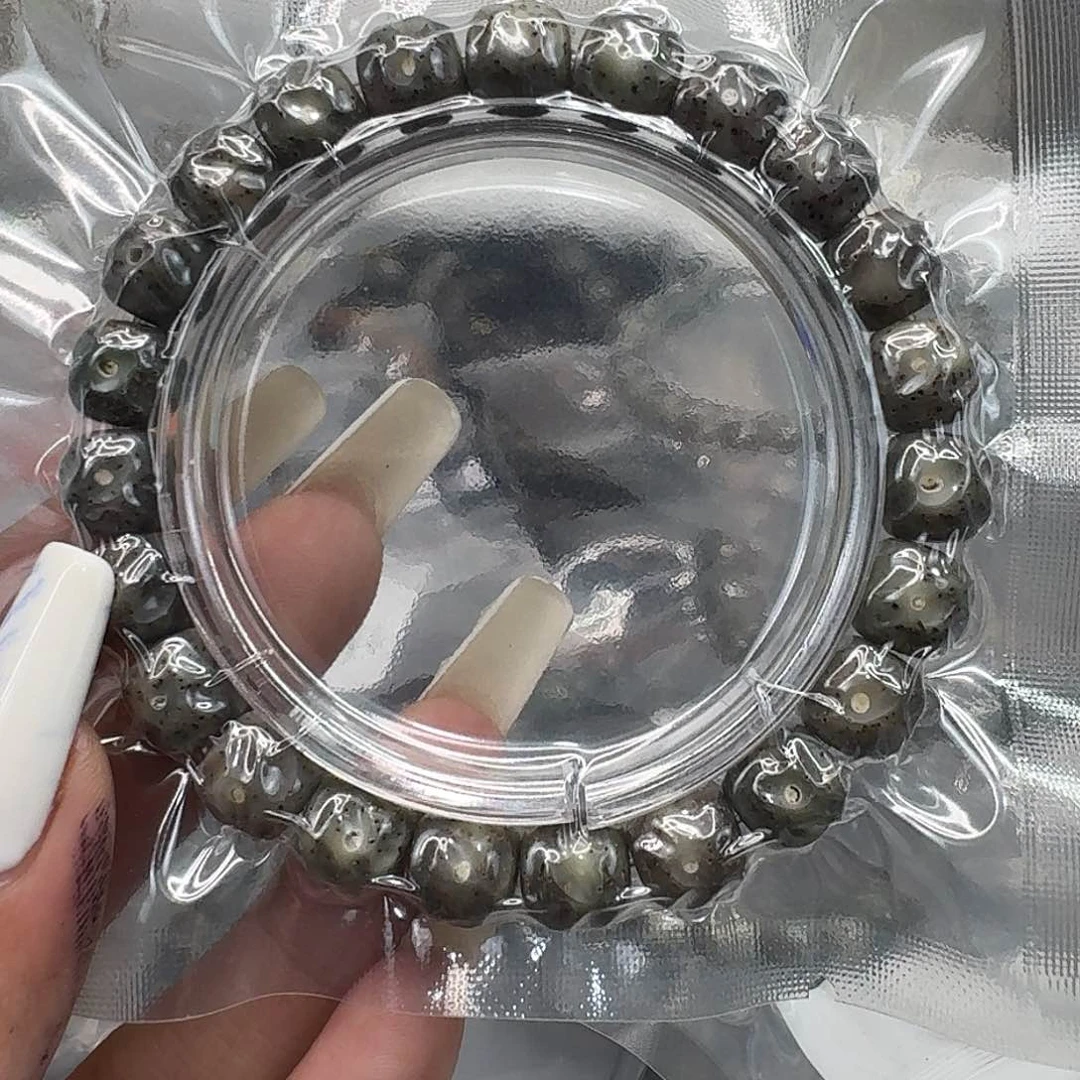 星月菩提手串197王者绿星月菩提无相10单圈