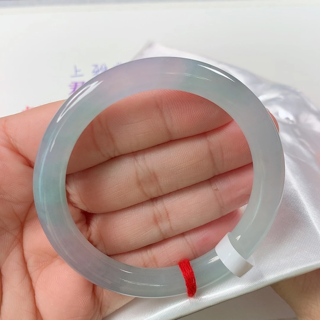 未镶嵌手镯（圆镯）翡翠冰种小钢炮冰透起荧光超强推②①③