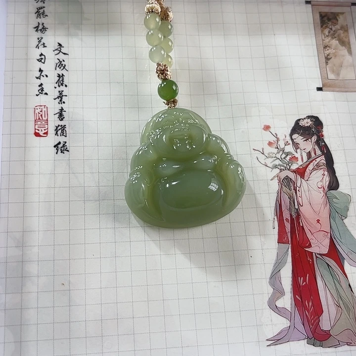 用***5和田玉未镶嵌颈饰