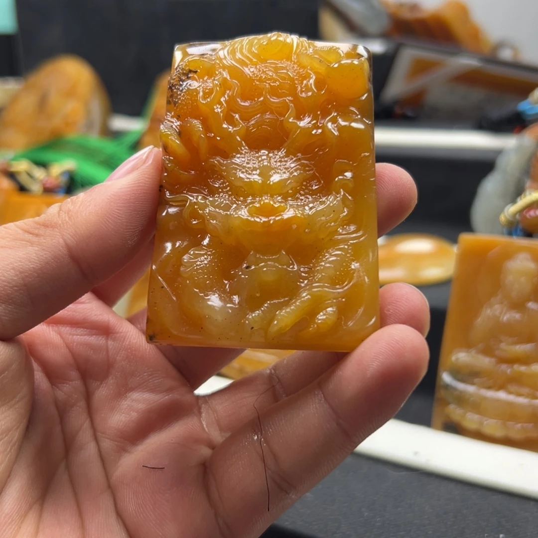 石英质玉（黄龙玉）未镶嵌多选一发货