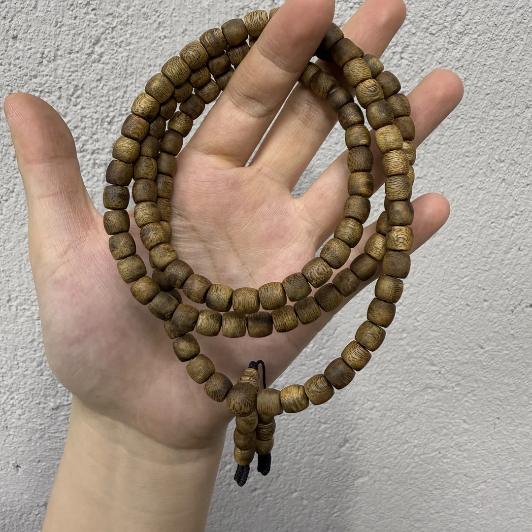 沉香鼓珠多圈手串08 21g 多样性发一