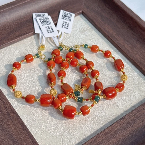 【小院甄选】南红随型手链 多样性发一件 LQ897