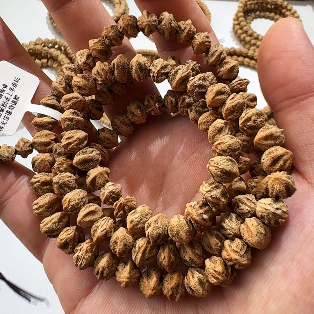 黑***桃柏香籽/百香籽吊坠麻皮