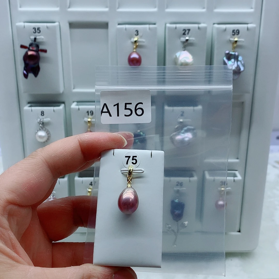 合金吊坠(不含链)淡水珍珠