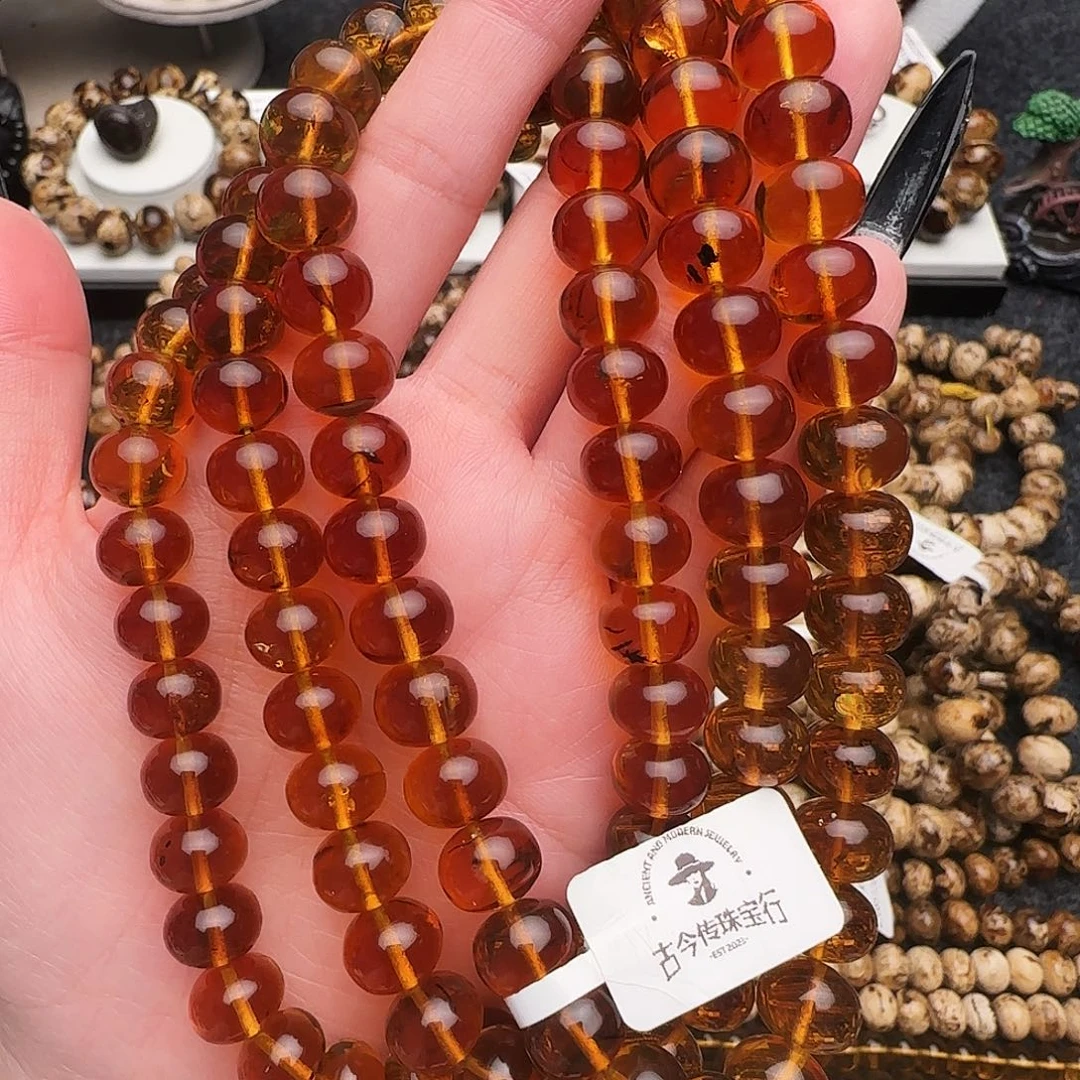 琥珀未镶嵌手链抚顺琥珀