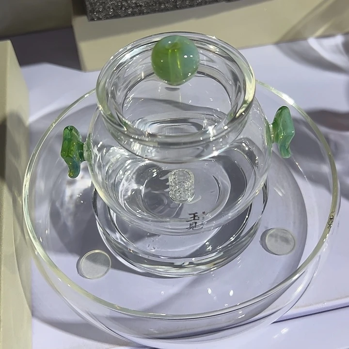 秀***儿孤品 绿玛瑙泡茶器