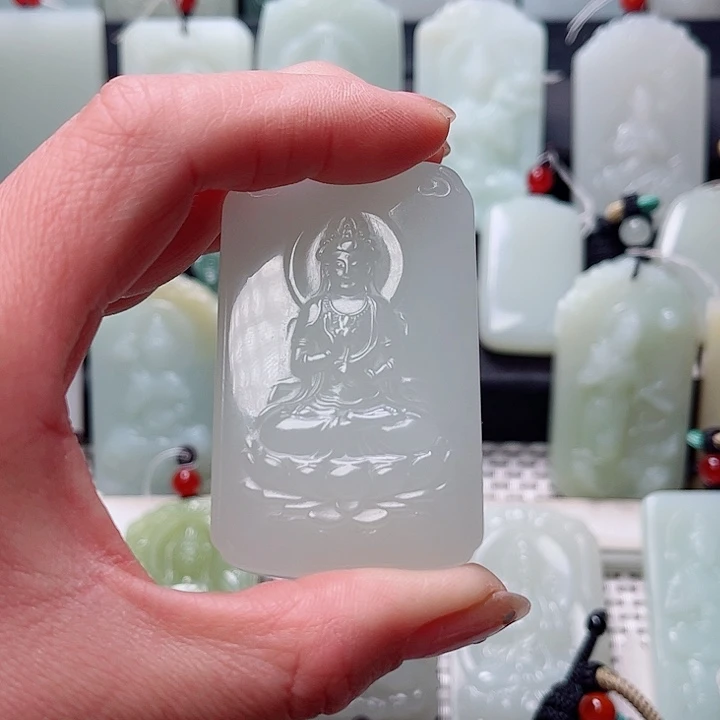 宁***司和田玉未镶嵌挂件