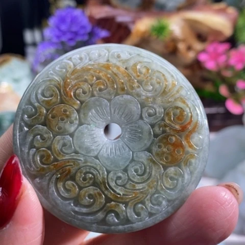 【闪购商品】颈饰未镶嵌翡翠扣子