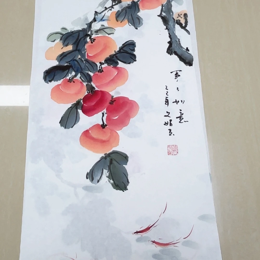 国画国画作品多次