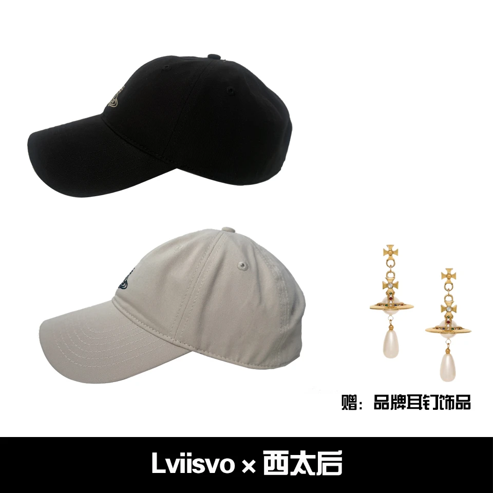 lviisvo联名Vivienne 西太后帽子＋耳钉62020034-02R118-CN