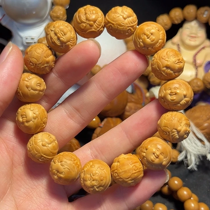 橄榄核手串/手链猴头1.6财迷