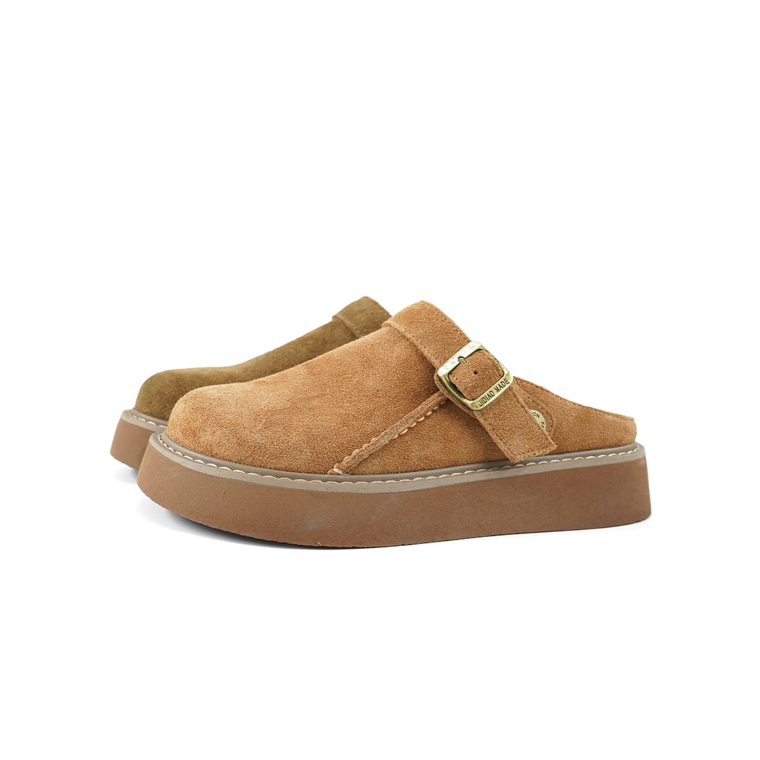 A120杜米亚新款厚底外穿包头百搭软底舒适一脚蹬半拖鞋D7-79958