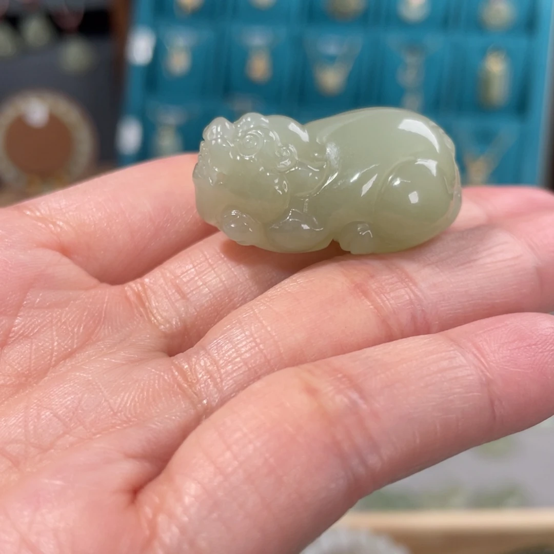 和田玉吊坠(不含链)未镶嵌