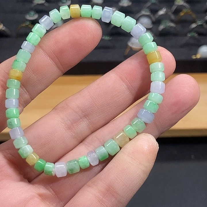 翡翠未镶嵌手链1257998889