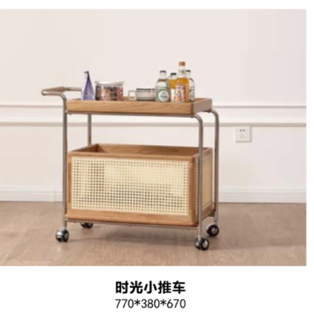 置物边几收纳可移动家用收纳简约手推车客厅置物架桌子茶几家用