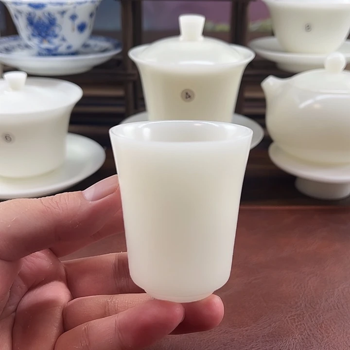隐唐窑系列/精工璞玉素烧自生釉70ml闻香杯