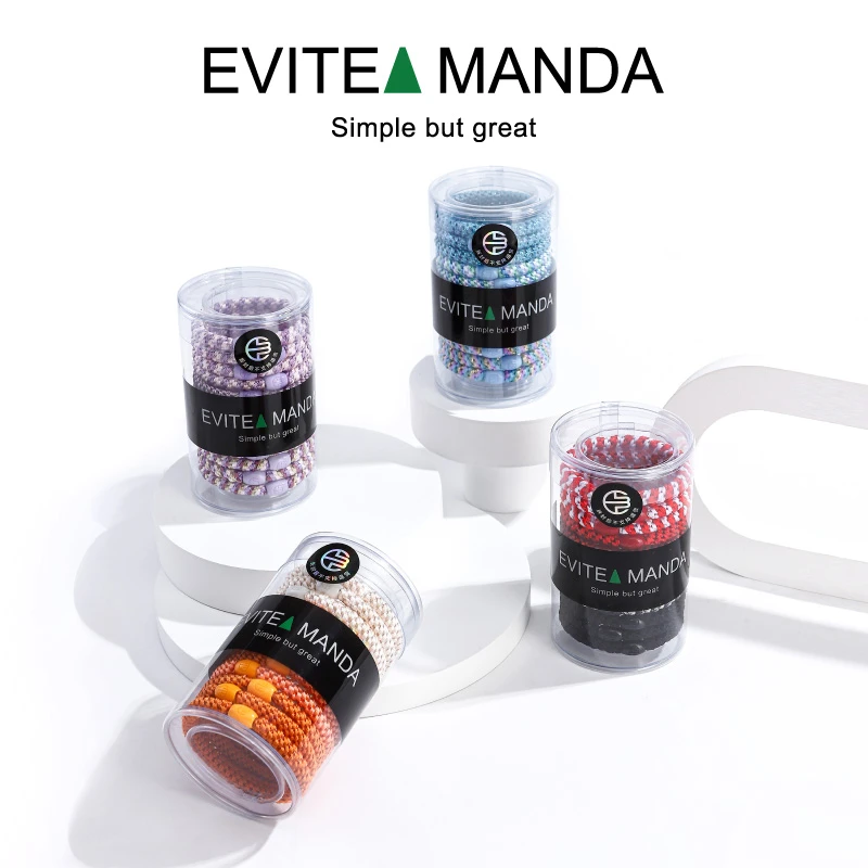 Evtea manda/新款天王嫂粗款高弹力皮筋发圈耐用不伤发基础DB