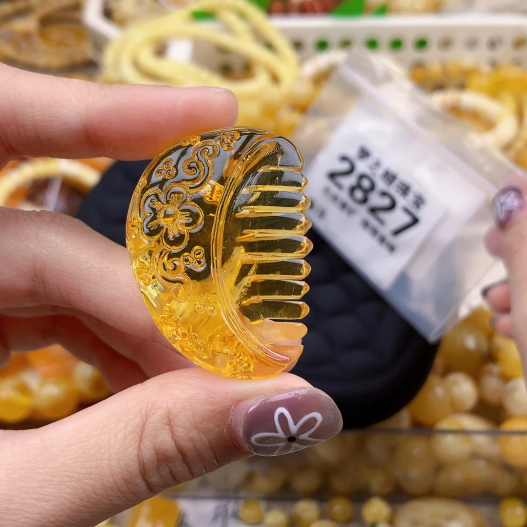 琥珀未镶嵌珠宝奇石