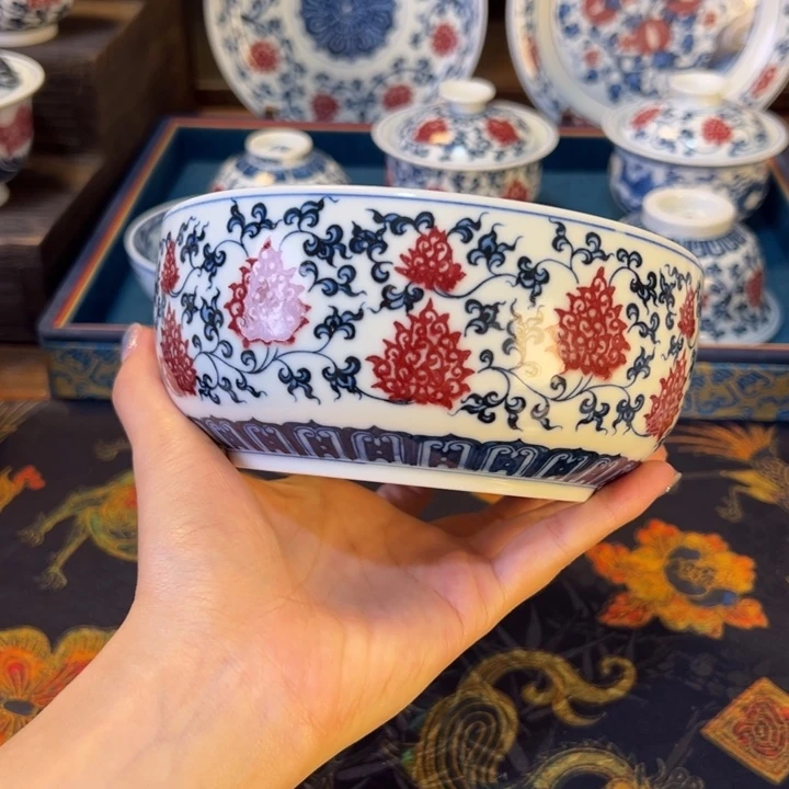 摆件景德镇茶器百宝箱陶瓷