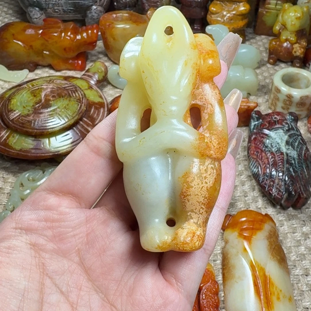 白玉菩提吊坠挂件