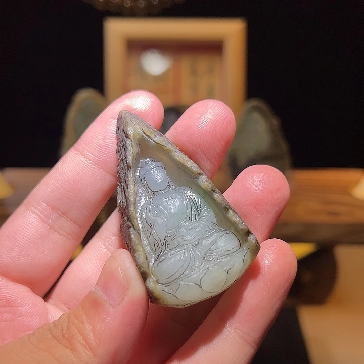 定制翡翠未镶嵌象*山