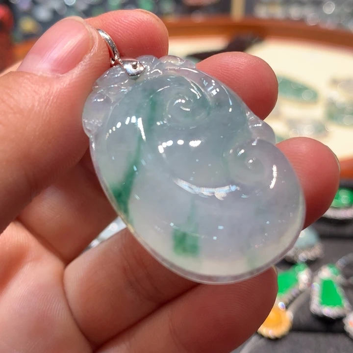 【闪购商品】翡翠18K金镶嵌颈饰翡翠