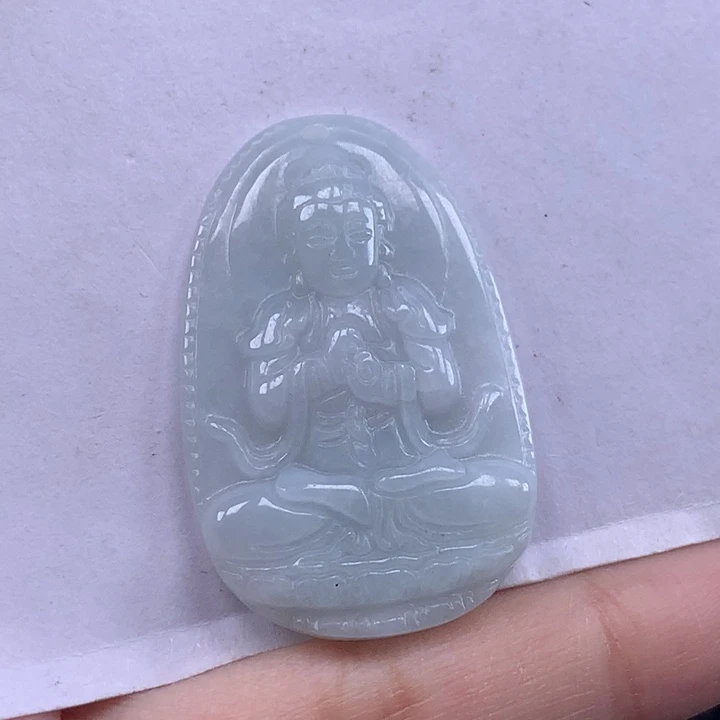 颈饰未镶嵌翡翠大日如来吊坠