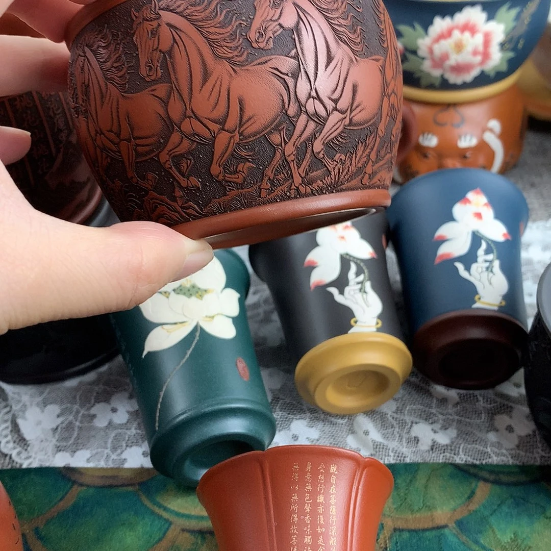 茶杯紫砂高端主人杯