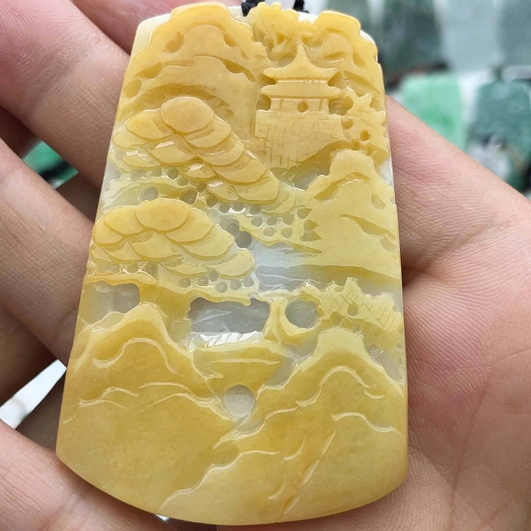 颈饰未镶嵌翡翠翡翠