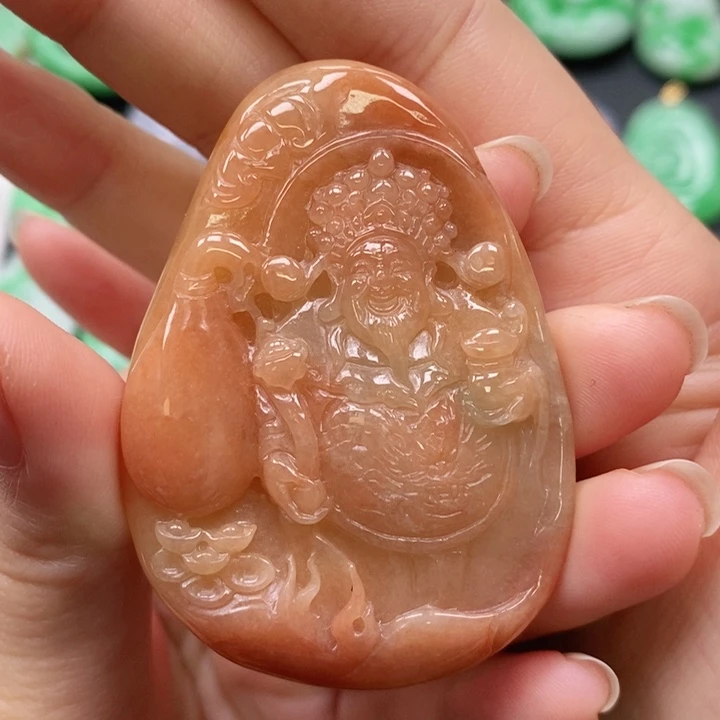 翡翠颈饰未镶嵌吊坠