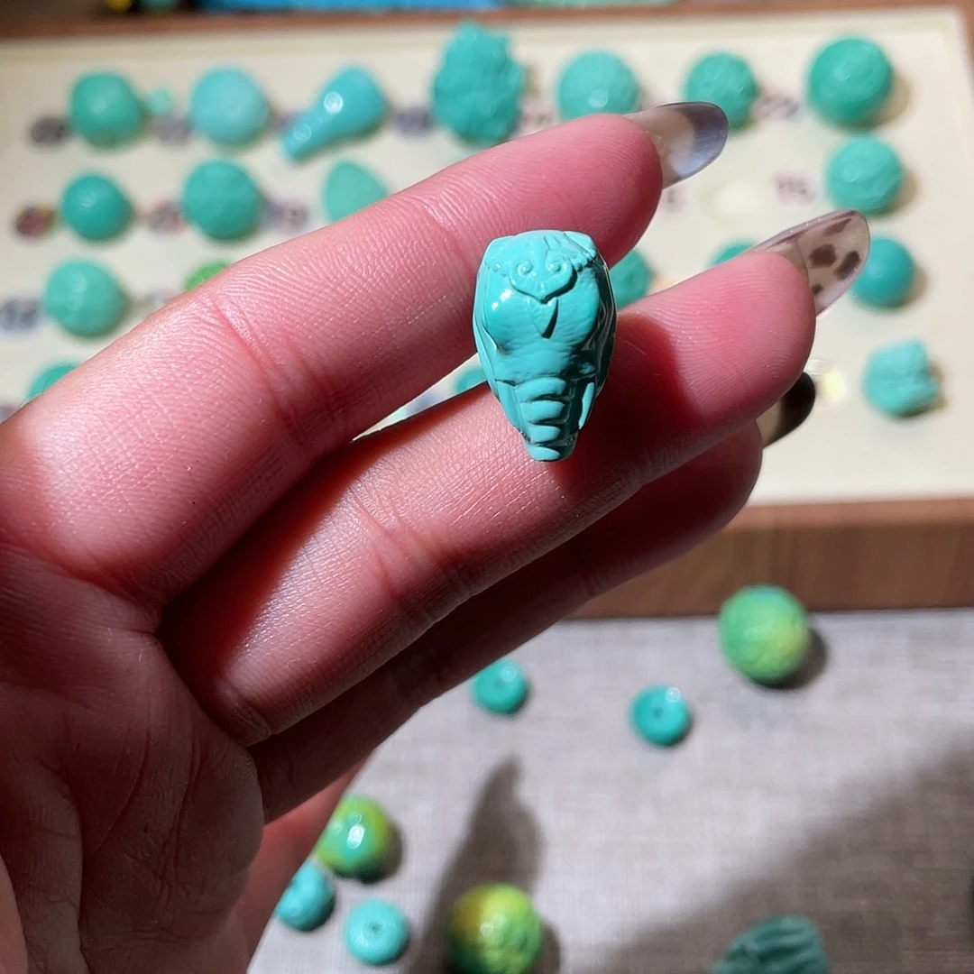 手工雕刻配饰配珠卡12+微瑕