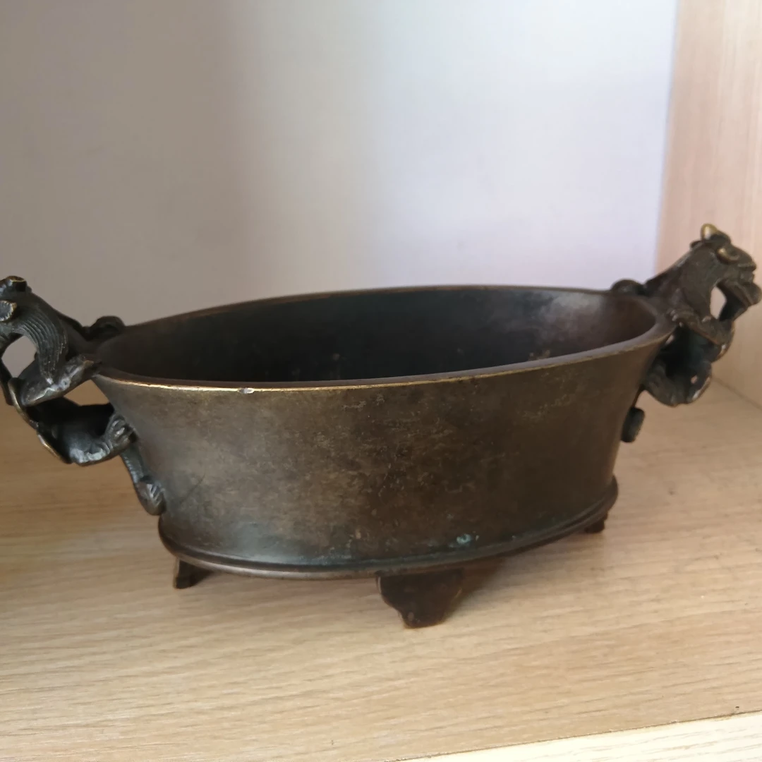 精品铜香炉包浆好