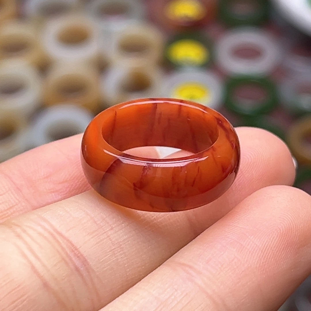 南红玛瑙未镶嵌戒指15.9南红