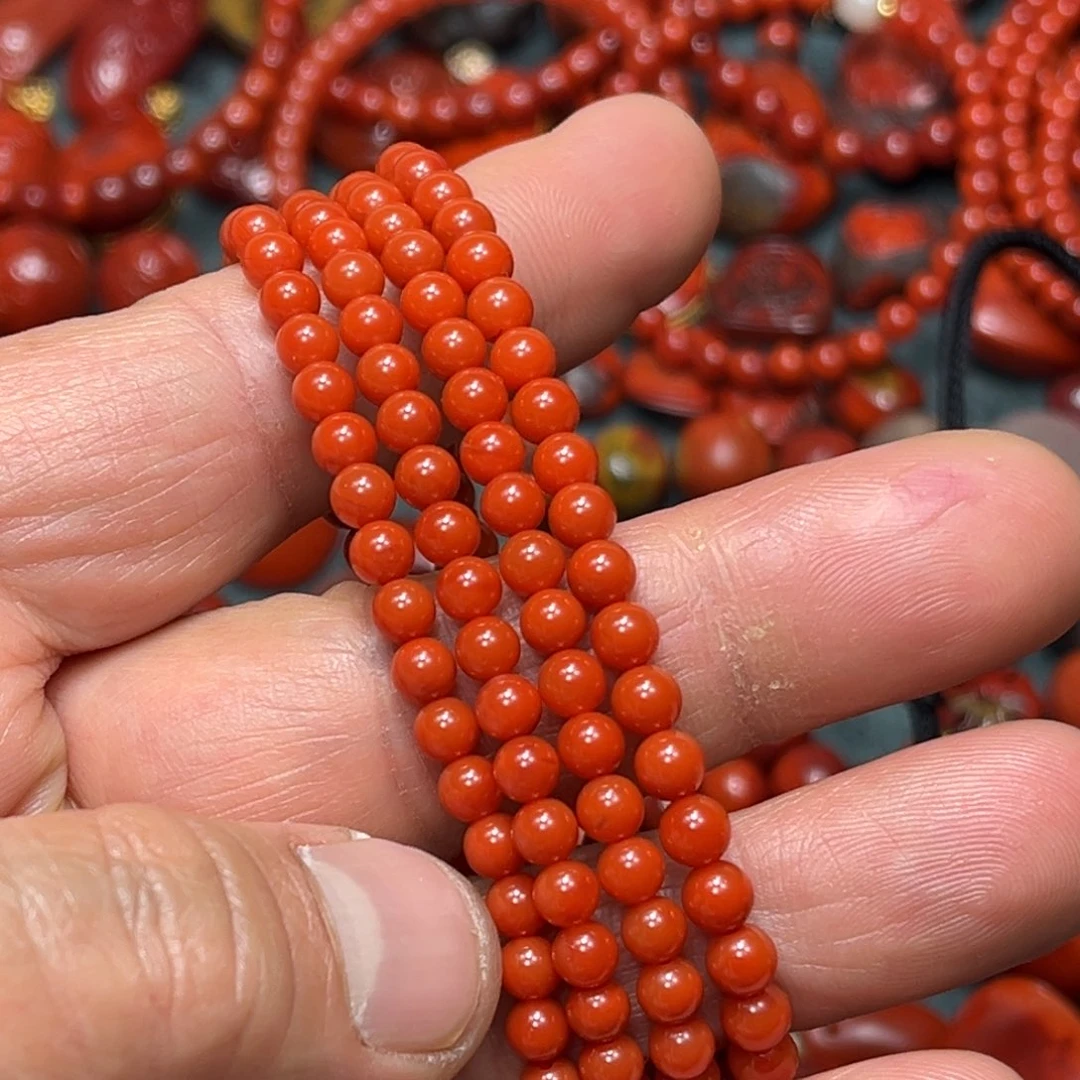 南红玛瑙未镶嵌颈饰