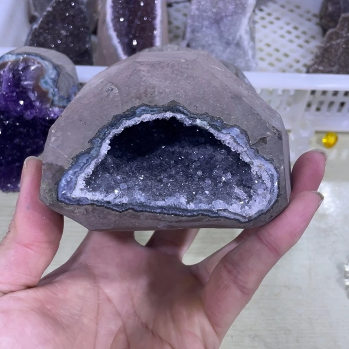 紫晶钱袋子未镶嵌