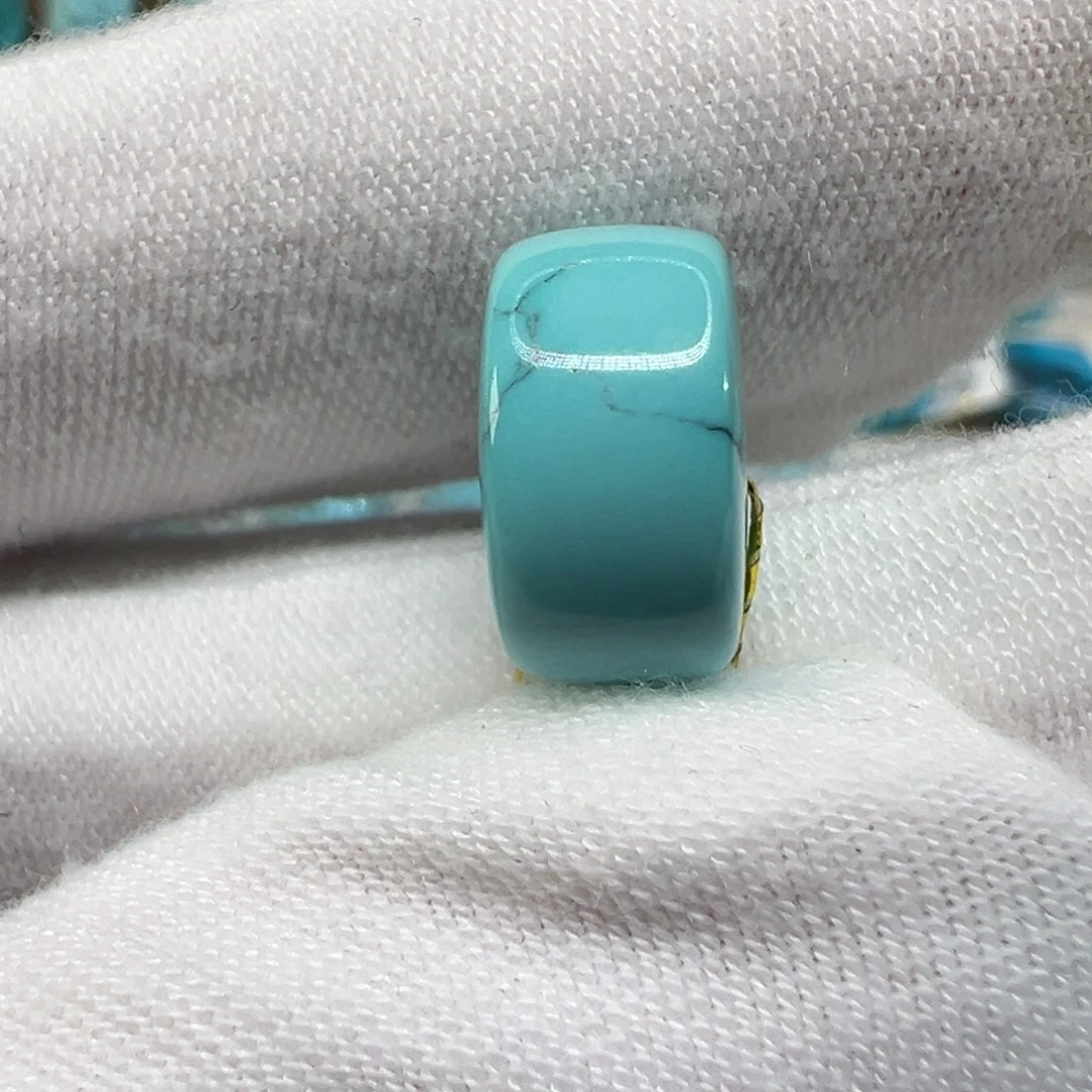 绿松石未镶嵌配饰12.5×6.8