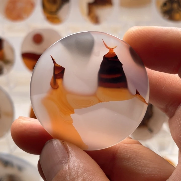 玛瑙/玉髓吊坠(不含链)未镶嵌