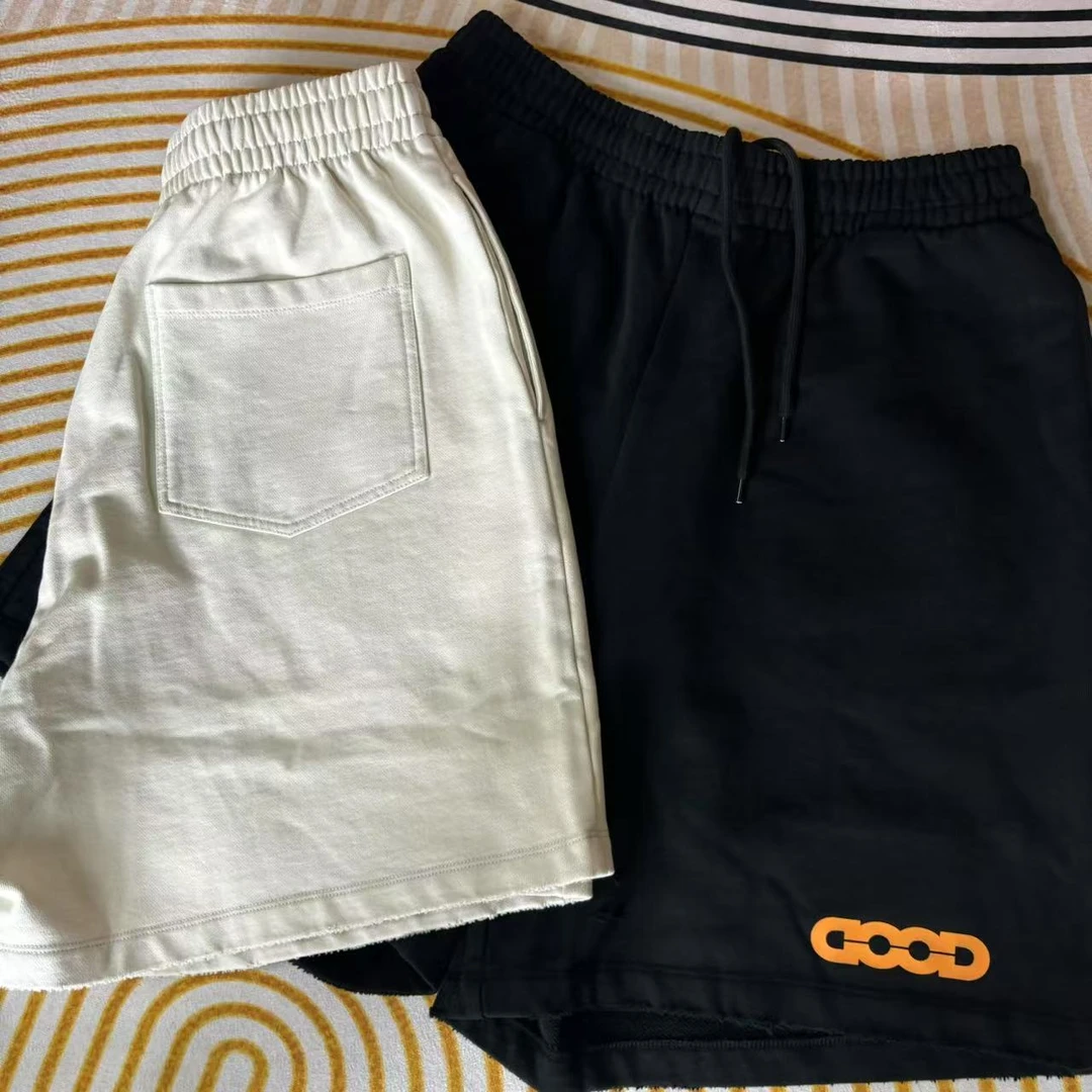 S25男女情侣同款【黄标短裤】时尚夏季简约宽松潮流百搭抽绳