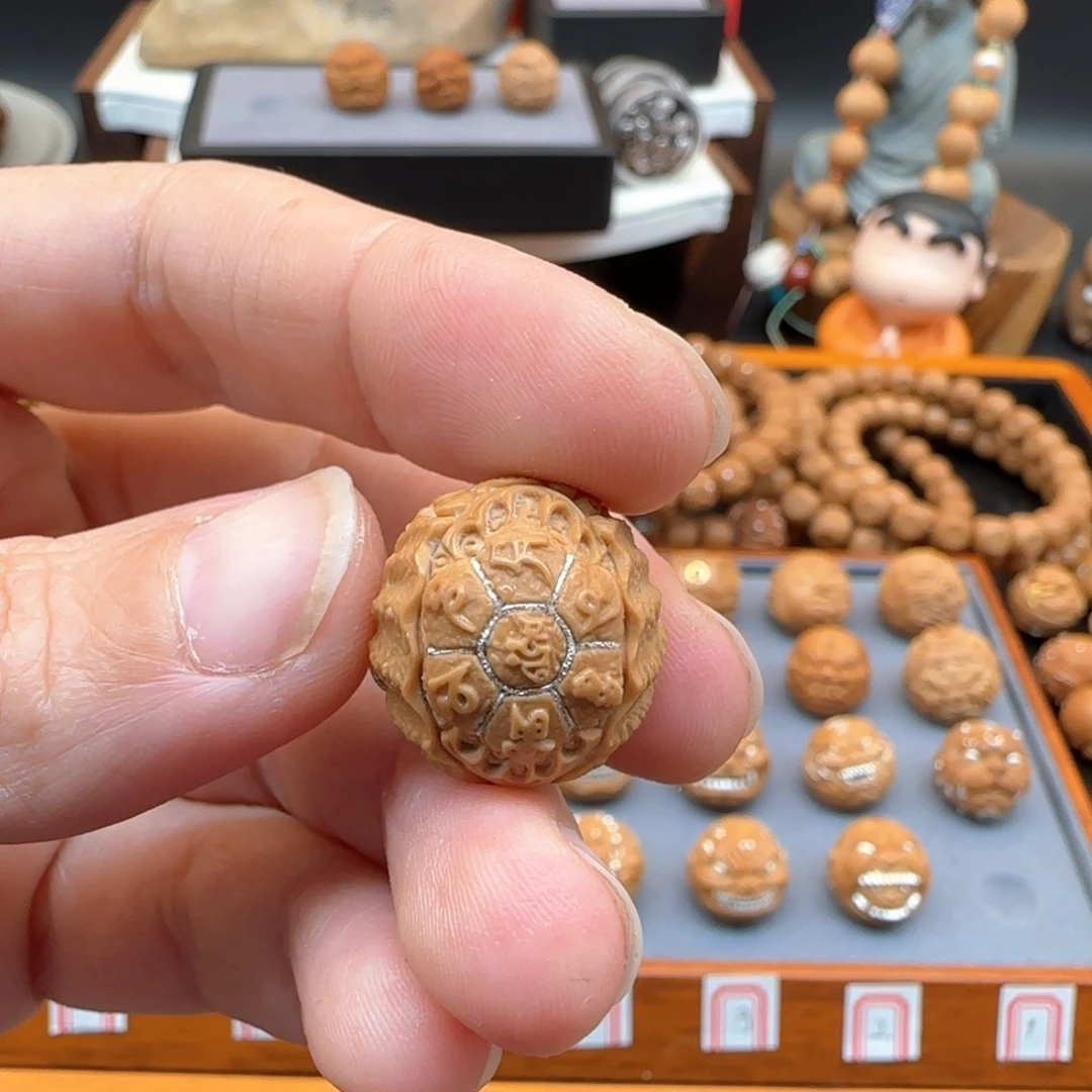 猴头核桃吊坠梅**姆象神