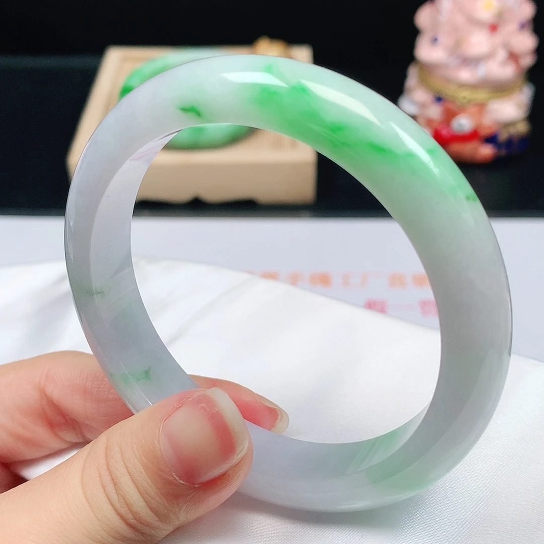 翡翠未镶嵌手镯1726