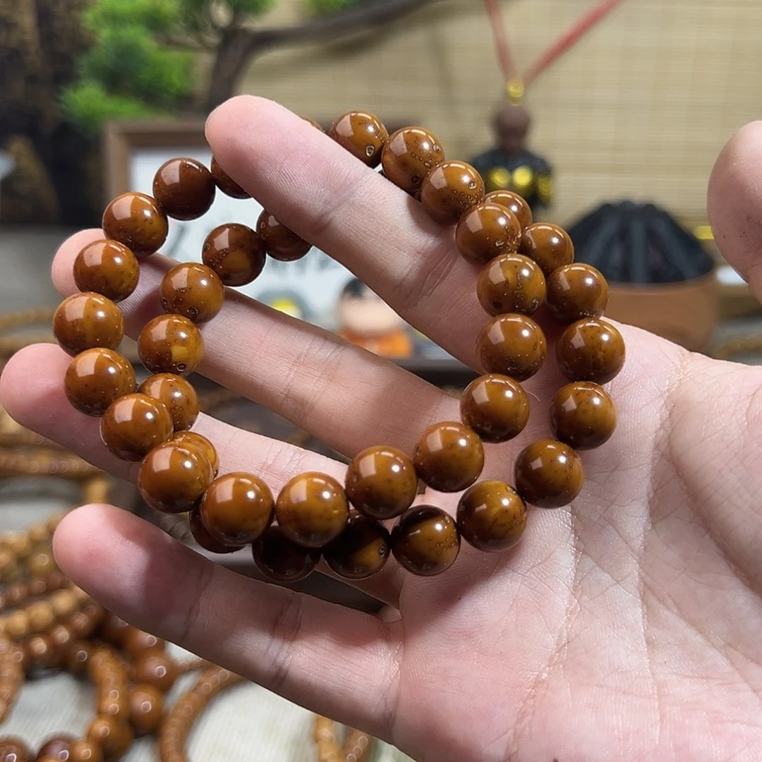 紫金鼠手串11号光珠随机一条