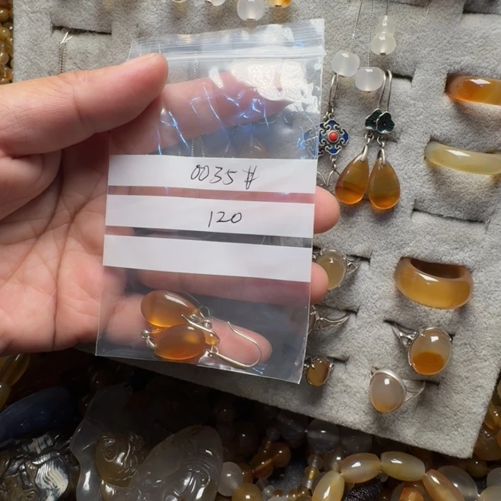 玛瑙/玉髓颈饰合金熙*0035